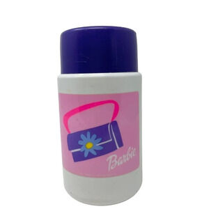 Vintage Barbie Mattel 2001 Thermos Back to School Purple Preowned